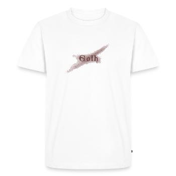goth - T-shirt Premium bio Homme - blanc - Devant - Nico (187cm)
