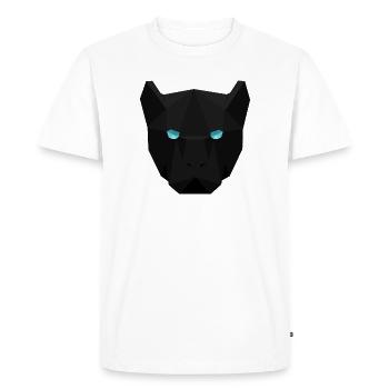 panthère - T-shirt Premium bio Homme - blanc - Devant - Nico (187cm)