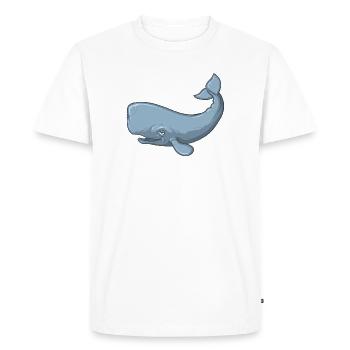 Sperm Whale - T-shirt Premium bio Homme - blanc - Devant - Nico (187cm)
