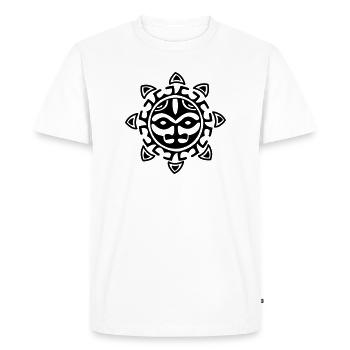 maori - Men's Premium Organic T-Shirt - white - Front - Nico (187cm)