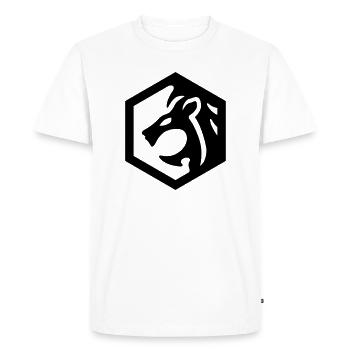 Leondesign - Men's Premium Organic T-Shirt - white - Front - Nico (187cm)
