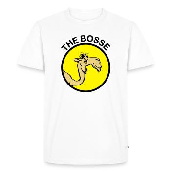 The Bosse I - T-shirt Premium bio Homme - blanc - Devant - Nico (187cm)