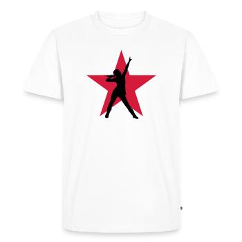Singer / Sänger / Chanter - T-shirt Premium bio Homme - blanc - Devant - Nico (187cm)