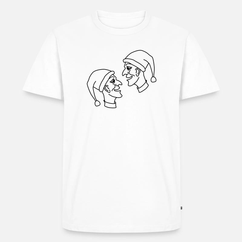 kasperle puppe märchen - Männer Premium Bio T-Shirt - Weiß