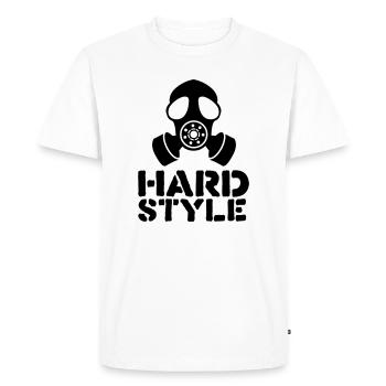 hardstyle - T-shirt Premium bio Homme - blanc - Devant - Nico (187cm)