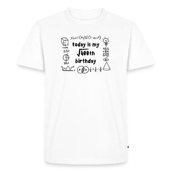 20 years old birthday birthday saying Funny - Men's Premium Organic T-Shirt - white - Front - Nico (187cm)