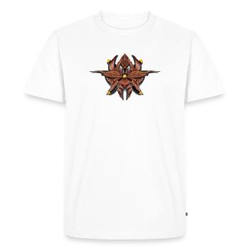 steampunk aviator - T-shirt Premium bio Homme - blanc - Devant - Nico (187cm)