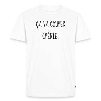 Cinéma / Citation / Série télé / Geek - T-shirt Premium bio Homme - blanc - Devant - Nico (187cm)