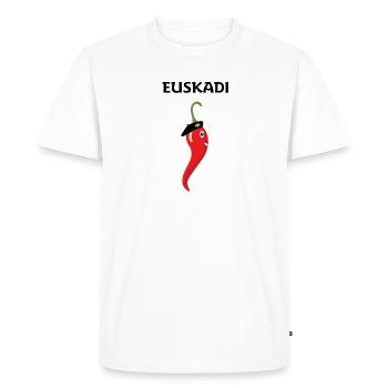 Basque - Men's Premium Organic T-Shirt - white - Front - Nico (187cm)
