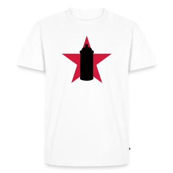 Graffiti / Tag / Writer / Street Art - T-shirt Premium bio Homme - blanc - Devant - Nico (187cm)