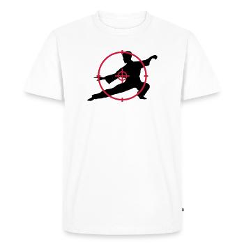Taijiquan / Tai-Chi Chuan / Tai Chi / Tai-Chi - T-shirt Premium bio Homme - blanc - Devant - Nico (187cm)