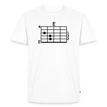 chord - Men's Premium Organic T-Shirt - white - Front - Nico (187cm)