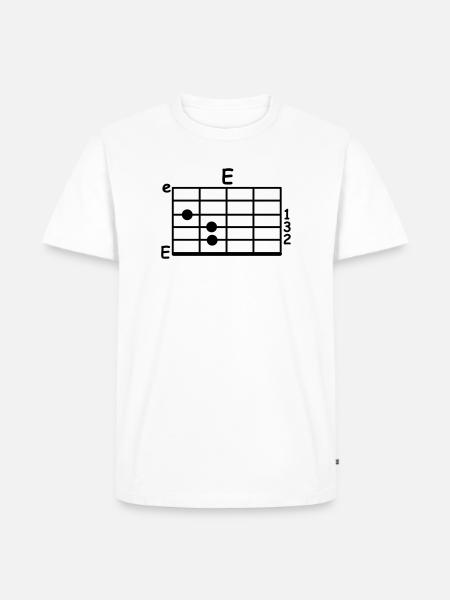 chord - Men's Premium Organic T-Shirt - white