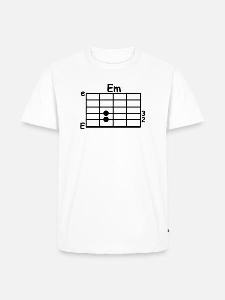 chord - Men's Premium Organic T-Shirt - white