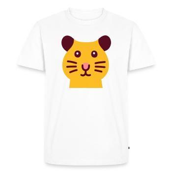 Cute hamster - Men's Premium Organic T-Shirt - white - Front - Nico (187cm)