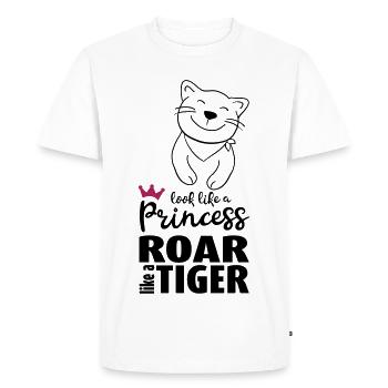 House cat - Men's Premium Organic T-Shirt - white - Front - Nico (187cm)