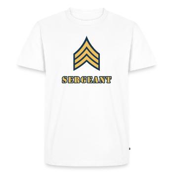 Sergent - T-shirt Premium bio Homme - blanc - Devant - Nico (187cm)
