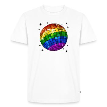 Lesbiennes gay la fierté mariage lgbt csd gay - T-shirt Premium bio Homme - blanc - Devant - Nico (187cm)