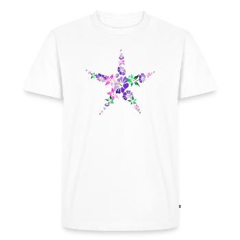 polynésie - T-shirt Premium bio Homme - blanc - Devant - Nico (187cm)