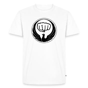 Pigeon Wado - T-shirt Premium bio Homme - blanc - Devant - Nico (187cm)