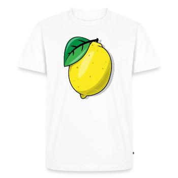 citron - T-shirt Premium bio Homme - blanc - Devant - Nico (187cm)
