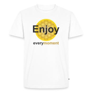 enjoy every moment kontiki - Men's Premium Organic T-Shirt - white - Front - Nico (187cm)