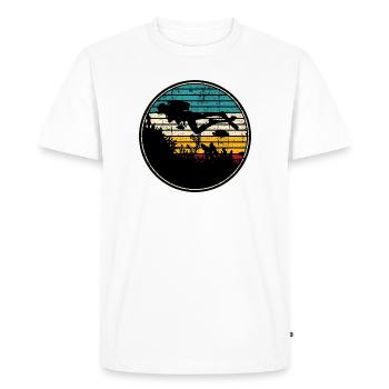 Plongée sous-marine - T-shirt Premium bio Homme - blanc - Devant - Nico (187cm)