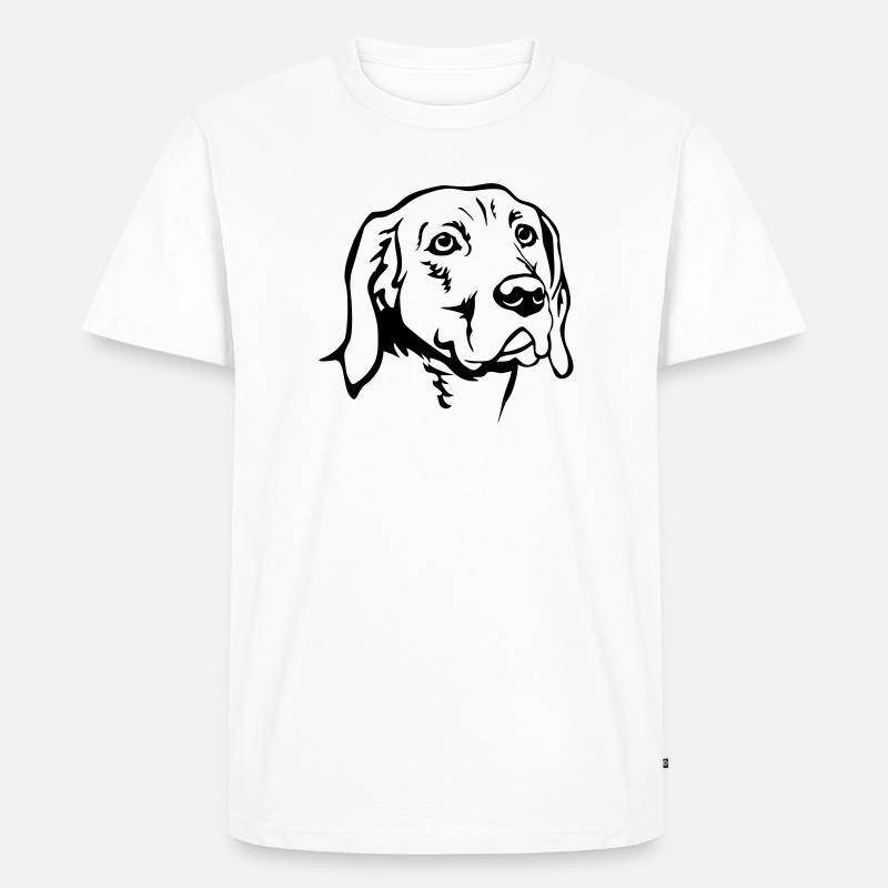 Gonczy Polski Kopf - Männer Premium Bio T-Shirt - Weiß