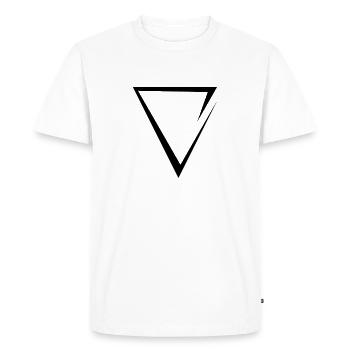 Eau - T-shirt Premium bio Homme - blanc - Devant - Nico (187cm)