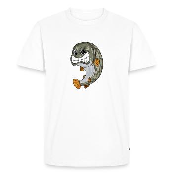 Brochet - T-shirt Premium bio Homme - blanc - Devant - Nico (187cm)
