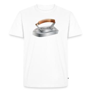 fer à repasser antique pour les sentiments nostalgiques - T-shirt Premium bio Homme - blanc - Devant - Nico (187cm)