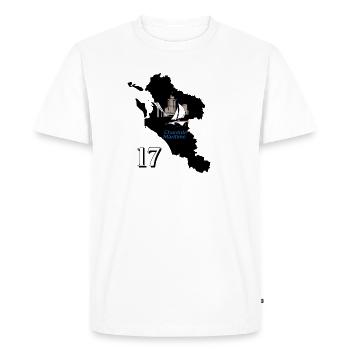 Charente-Maritime - T-shirt Premium bio Homme - blanc - Devant - Nico (187cm)