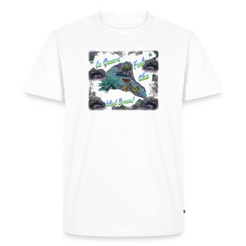 Canary Islands - La Gomera: "feel-good island" to relax! - Men's Premium Organic T-Shirt - white - Front - Nico (187cm)