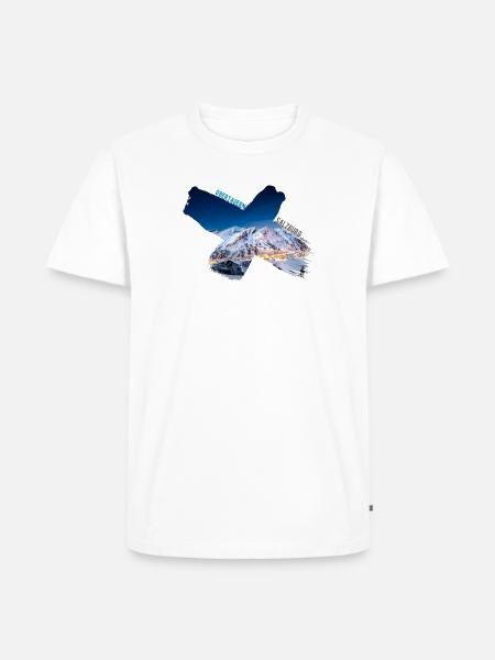 Obertauern X-Style - Männer Premium Bio T-Shirt - Weiß