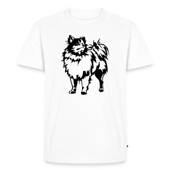 Sharp - Men's Premium Organic T-Shirt - white - Front - Nico (187cm)