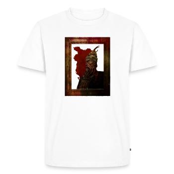 Gjergj Kastrioti - T-shirt Premium bio Homme - blanc - Devant - Nico (187cm)