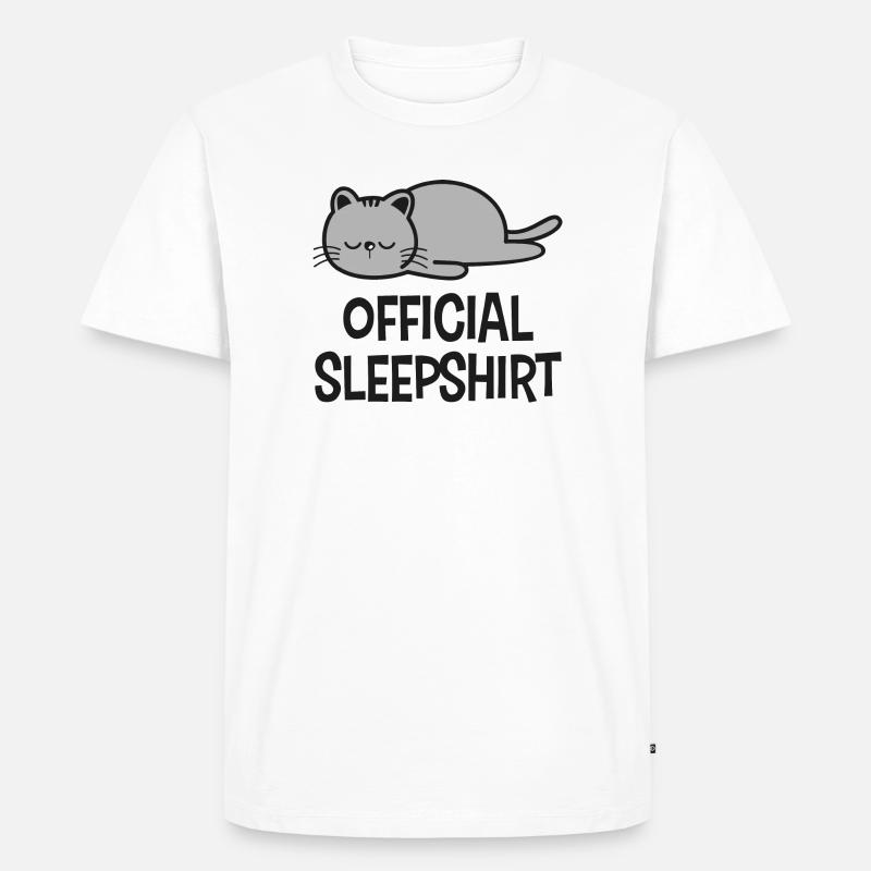 Katze Katzen - Männer Premium Bio T-Shirt - Weiß