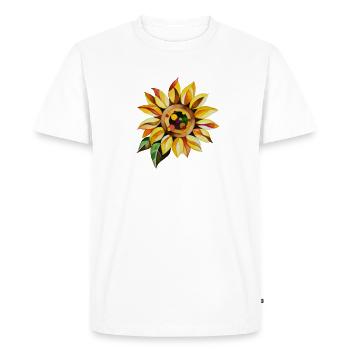 Tournesol - T-shirt Premium bio Homme - blanc - Devant - Nico (187cm)