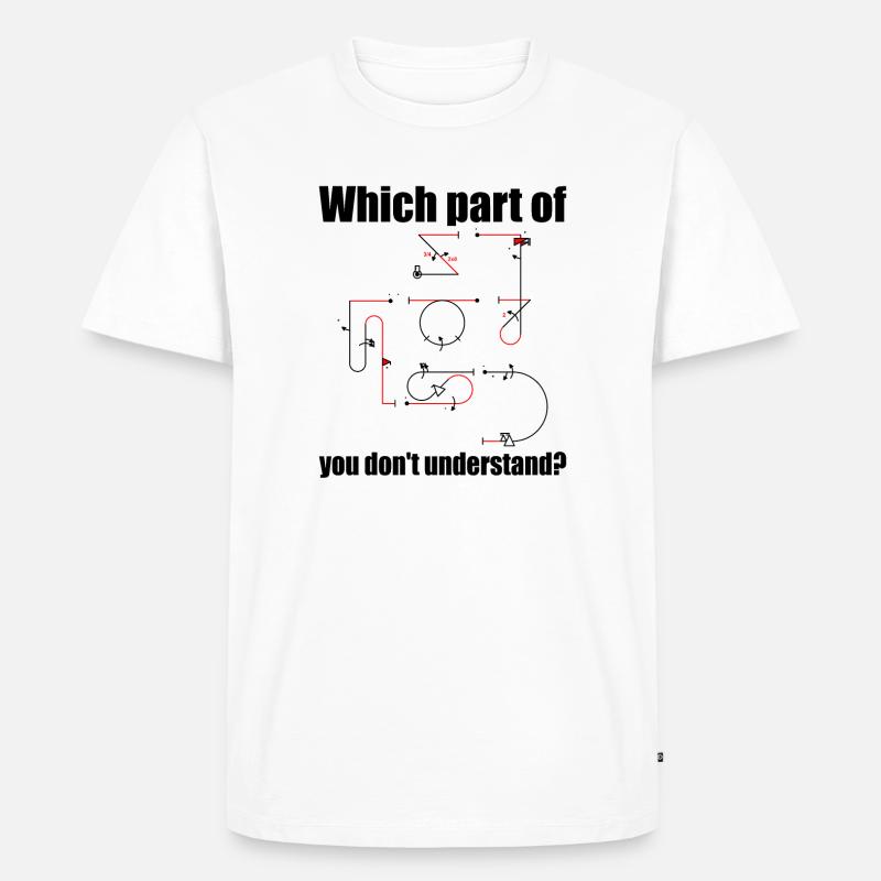 Aresti Symbol Kunstflugpilot Flugfiguren - Männer Premium Bio T-Shirt - Weiß
