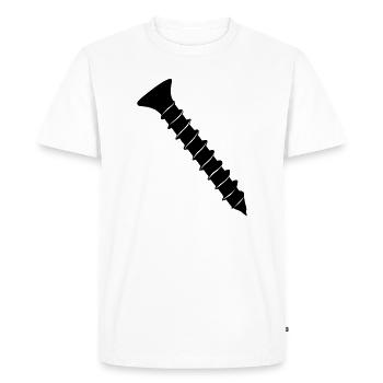 Vis - T-shirt Premium bio Homme - blanc - Devant - Nico (187cm)