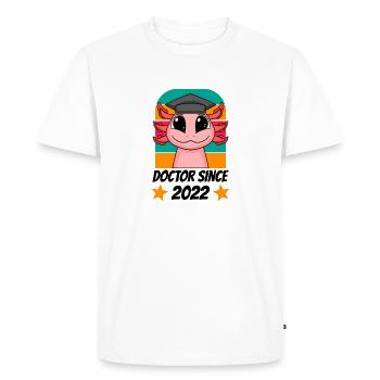 Doctorate Doctoral Thesis Doctorate 2022 - Men's Premium Organic T-Shirt - white - Front - Nico (187cm)