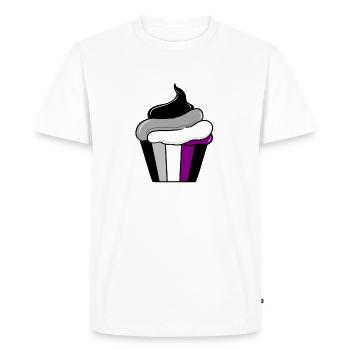 Cupcake Ace Pride - T-shirt Premium bio Homme - blanc - Devant - Nico (187cm)