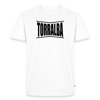 t-shirt Torralba t-shirt Sardinia gift idea - Men's Premium Organic T-Shirt - white - Front - Nico (187cm)