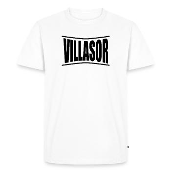 t-shirt Villasor t-shirt Sardaigne idée cadeau - T-shirt Premium bio Homme - blanc - Devant - Nico (187cm)