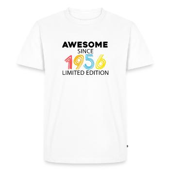 Fantastic since 1956 - born in 1956 - Men's Premium Organic T-Shirt - white - Front - Nico (187cm)