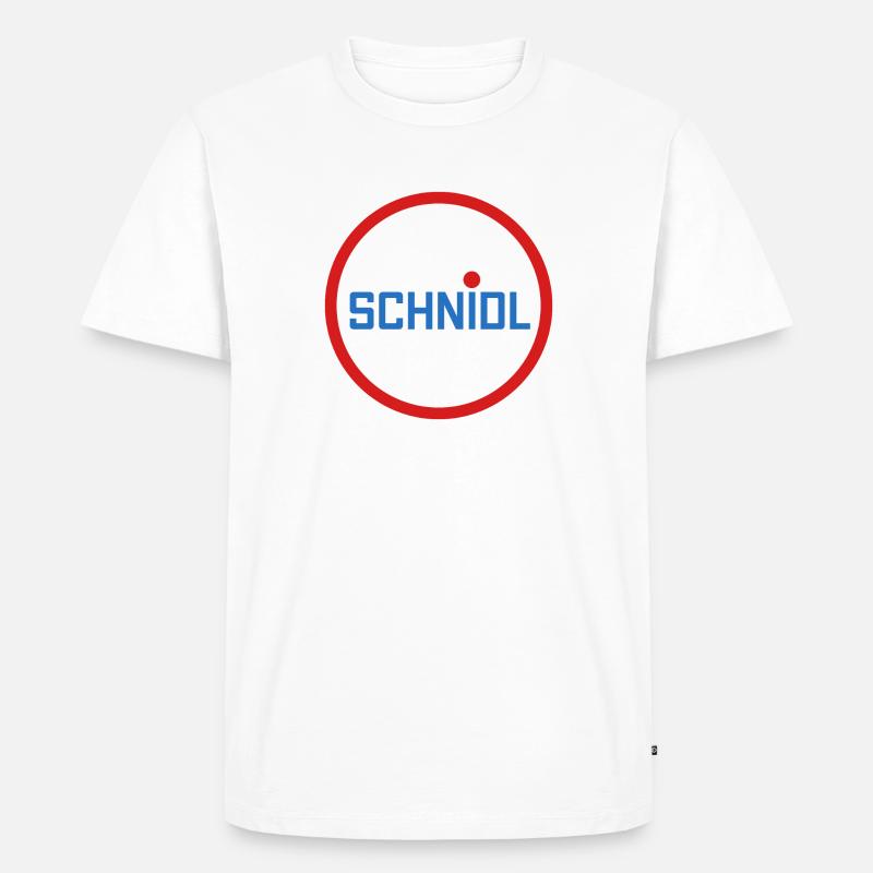 Schnidel Penis Puller Wurst - Männer Premium Bio T-Shirt - Weiß