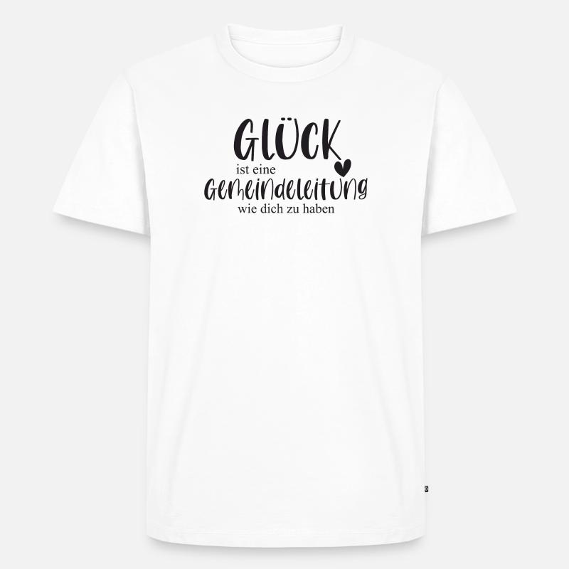 Gemeindeleitung Ehrenamt Gemeinde Geschenk - Männer Premium Bio T-Shirt - Weiß