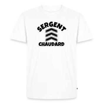 septième compagnie, militaire, militaire humour - T-shirt Premium bio Homme - blanc - Devant - Nico (187cm)