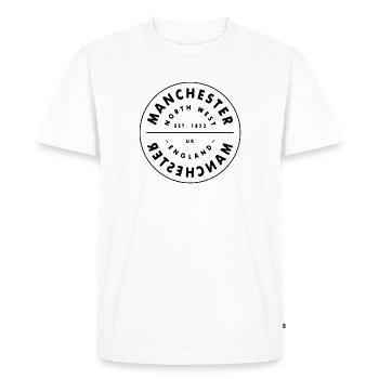 Annulation de la circulaire de Manchester dans le Nord-Ouest de l’Angleterre - T-shirt Premium bio Homme - blanc - Devant - Nico (187cm)