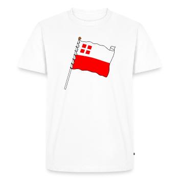 Drapeau province Utrecht - T-shirt Premium bio Homme - blanc - Devant - Nico (187cm)